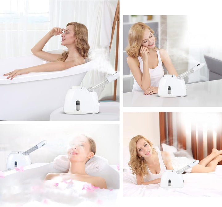 TaFoyu Gesichtsdampfer Gesichtssauna Nano Ionic Gesichtsdampfer, Facial Steamer, Schönheit Spa Persö