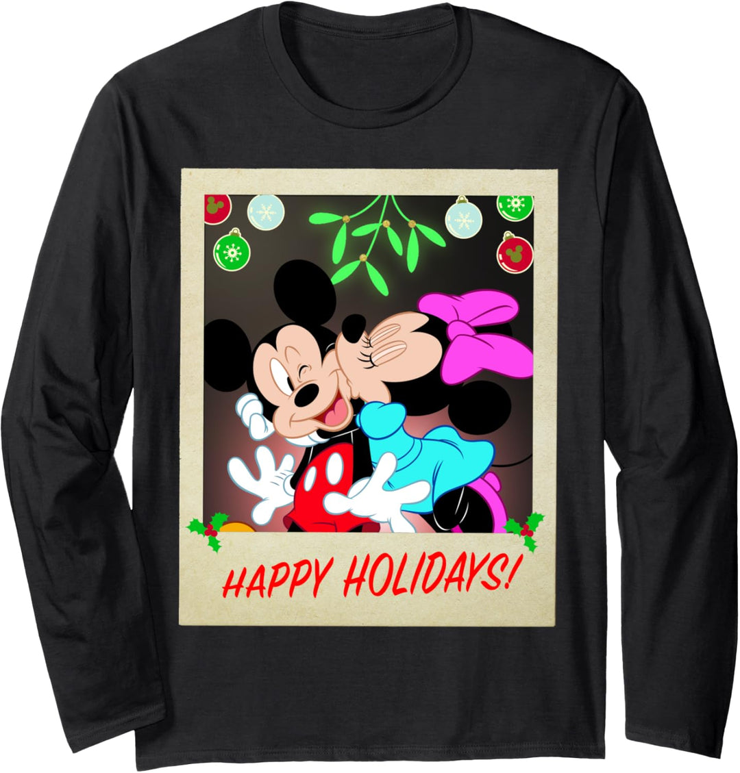 Disney Mickey And Friends Weihnachten Mickey And Minnie Langarmshirt