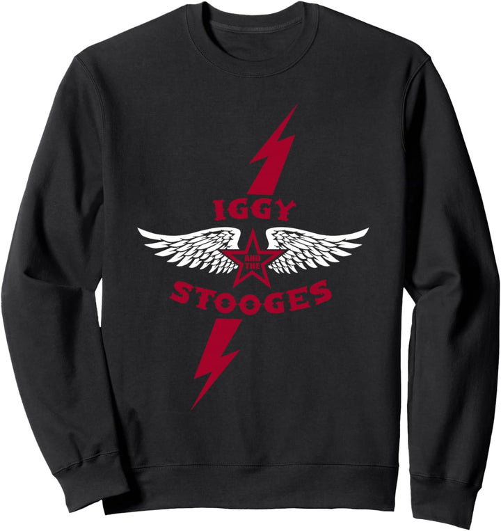 Iggy and the Stooges Lightning Bolt Officially Licensed Sweatshirt