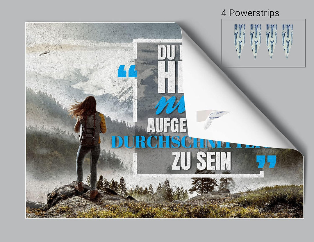 wandmotiv24 Poster als Wanddeko, Grösse Din A0, durchschnittlich, Berg Panorama, Moderne Wanddeko, W