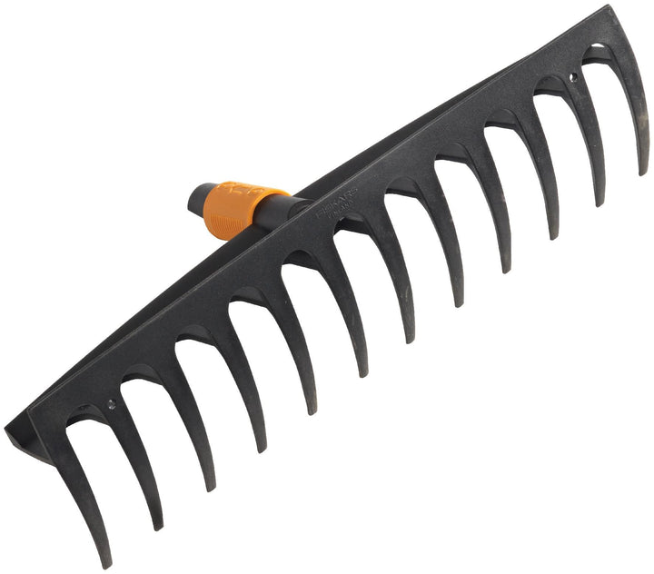 Fiskars Rechen mit 12 Zinken, Werkzeugkopf, Breite: 41 cm, Glasfaserverstärkte Kunststoffzinken, Sch