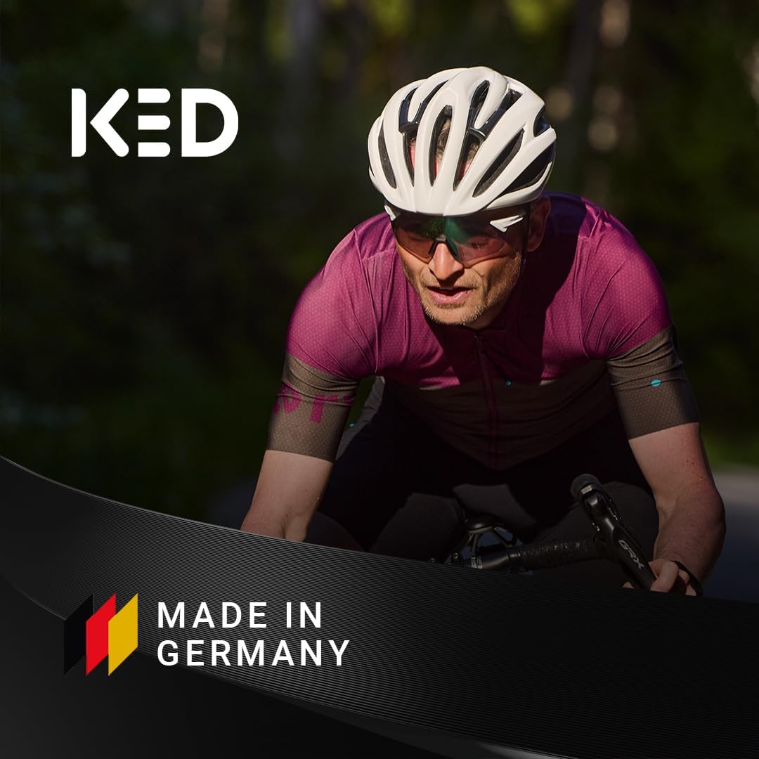 Rayzon Helm Damen Herren mit LED-Rücklicht, Made in Germany, Sportliches Design, 17 Belüftungsöffnun