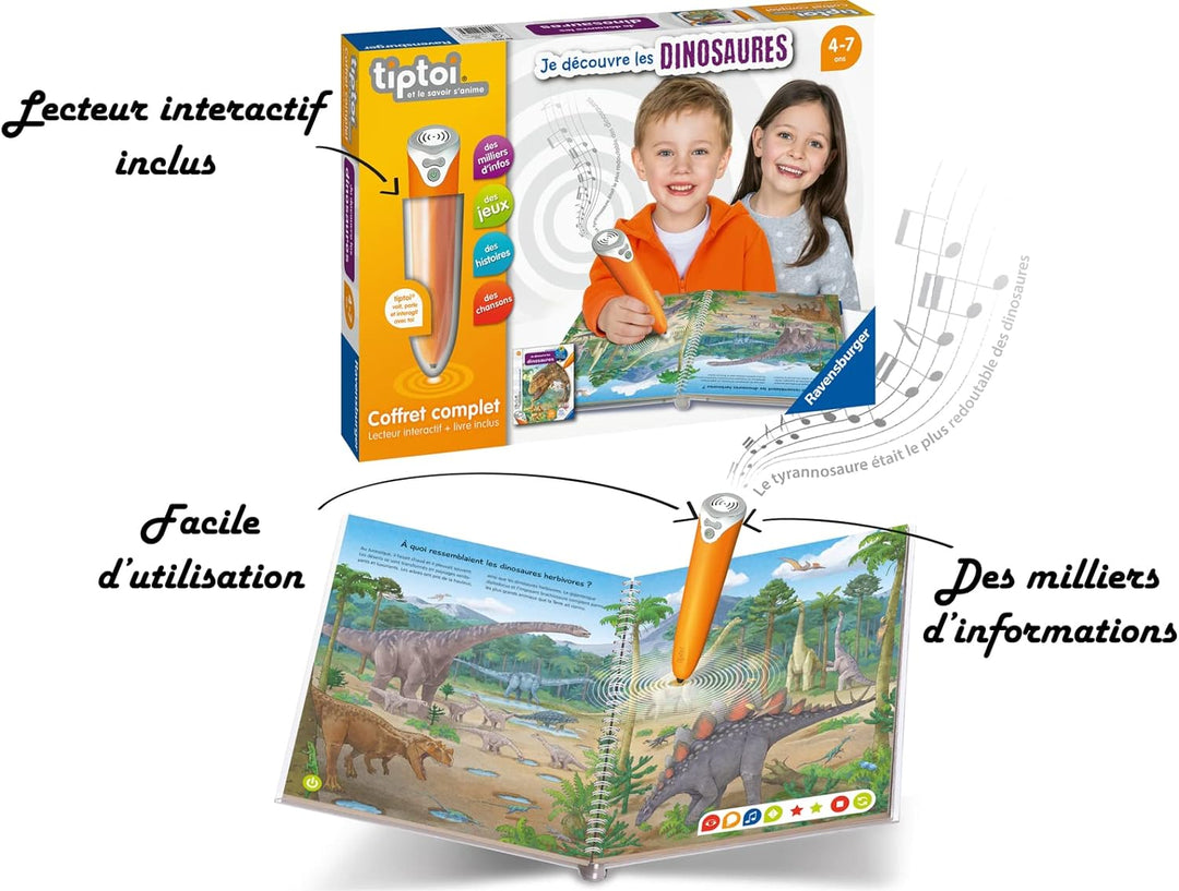 Ravensburger - tiptoi Komplett-Set interaktives Lesegerät + Buch Je, 4005556001439