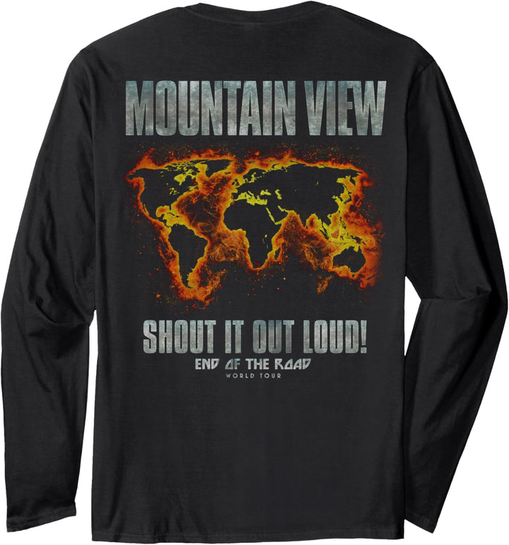 KISS - Exklusive offizielle Ende der Road Tour BERG VIEW Langarmshirt
