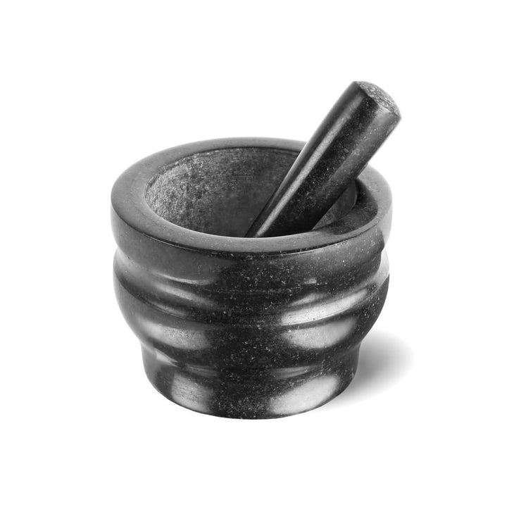 Cole & Mason H100279 Worcester Mörser mit Stössel, Schwarz, 14cm, Fur Gewürze und Kräuter, Granit 14