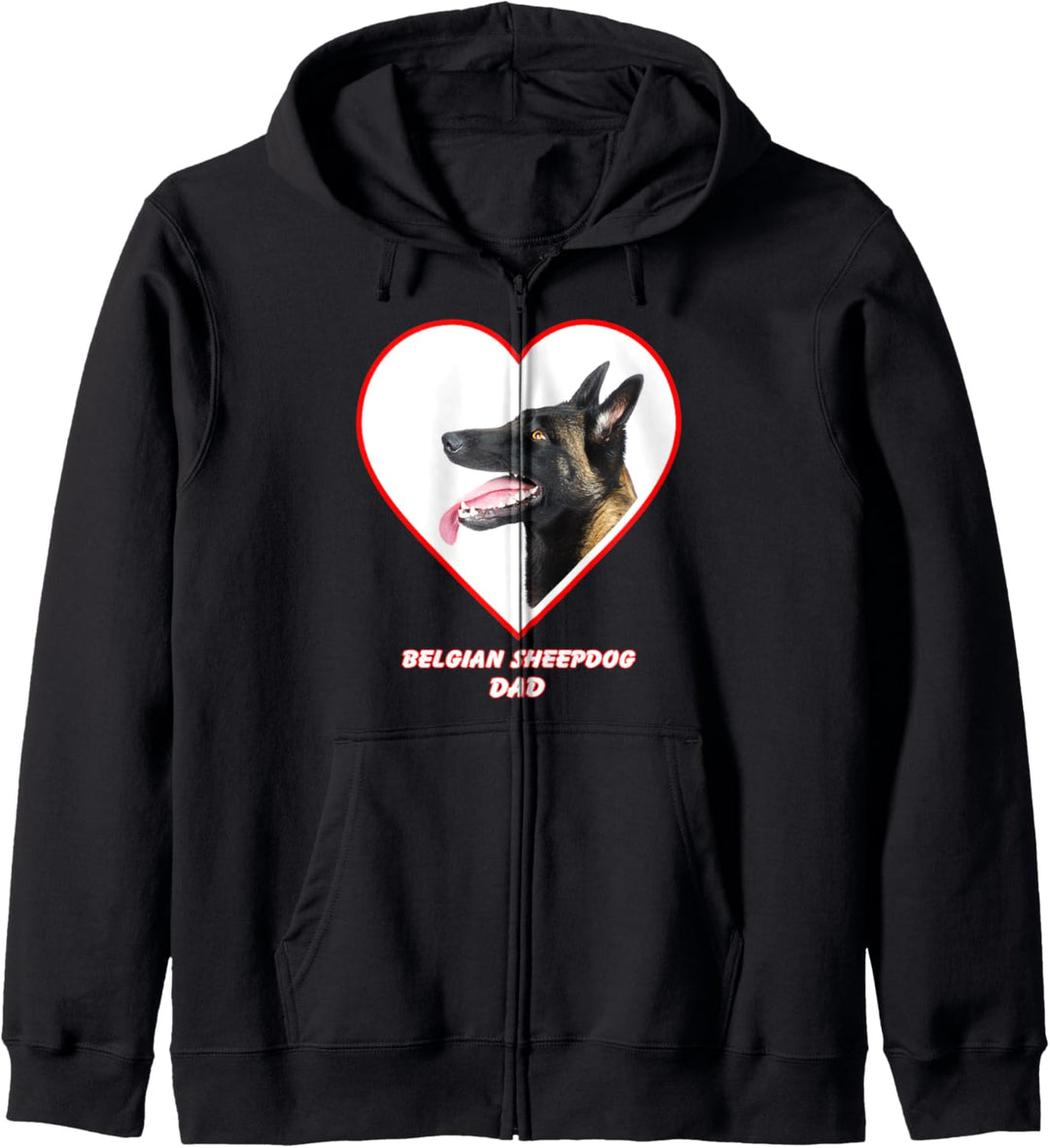 Belgian Sheepdog Dog Dad Kapuzenjacke