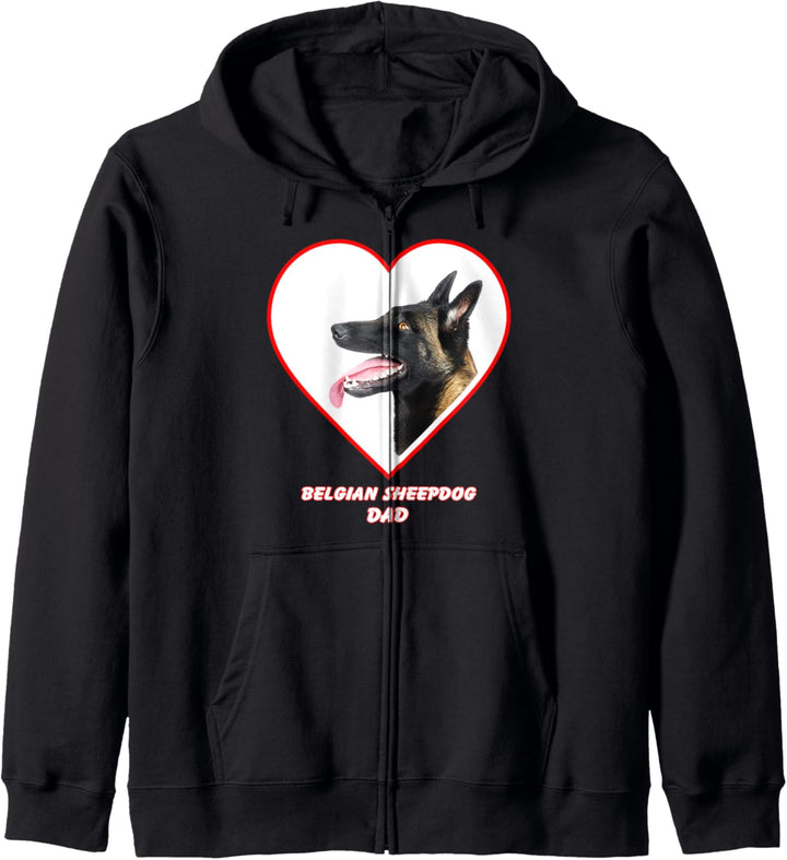 Belgian Sheepdog Dog Dad Kapuzenjacke