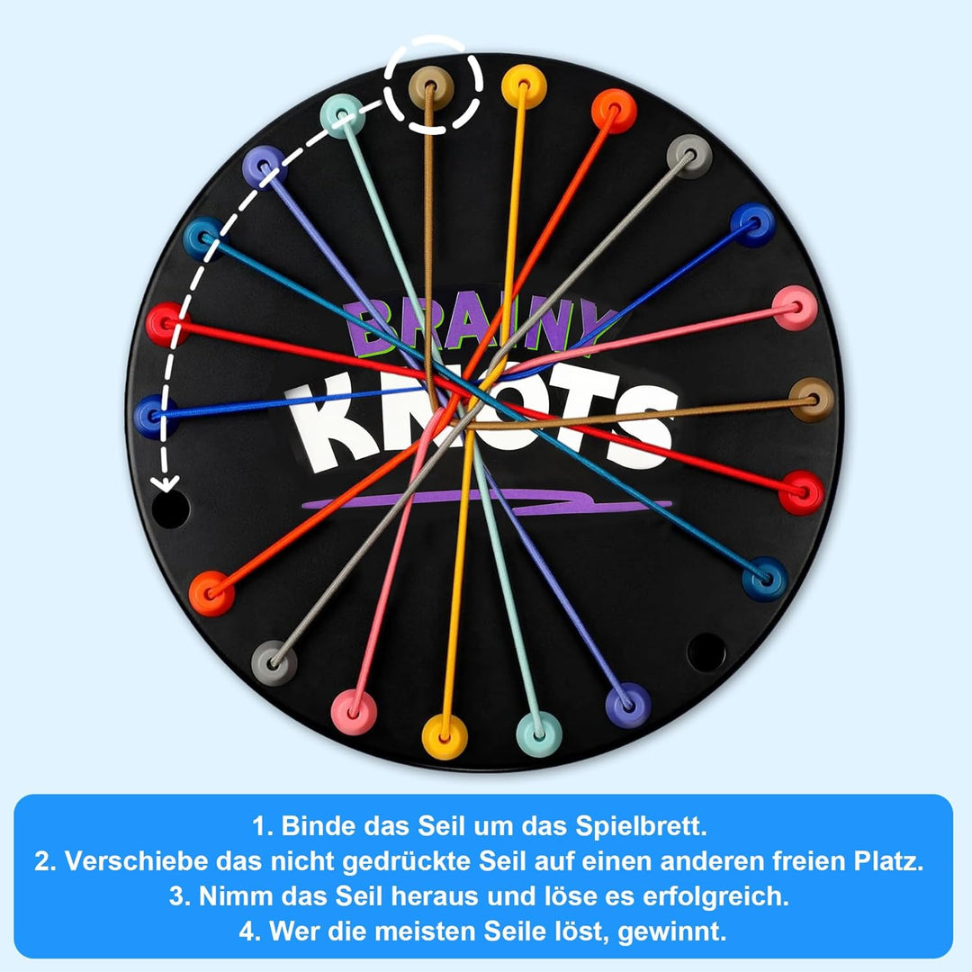 Brainy Knots Spiel Rope Herausforderungs Rätsel Knobelspiele mit Seil Logik Strategiespiel Logik Spi