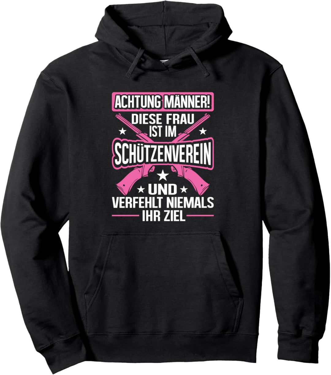 Schützin | Schützenverein Sportschützin Spruch Pullover Hoodie