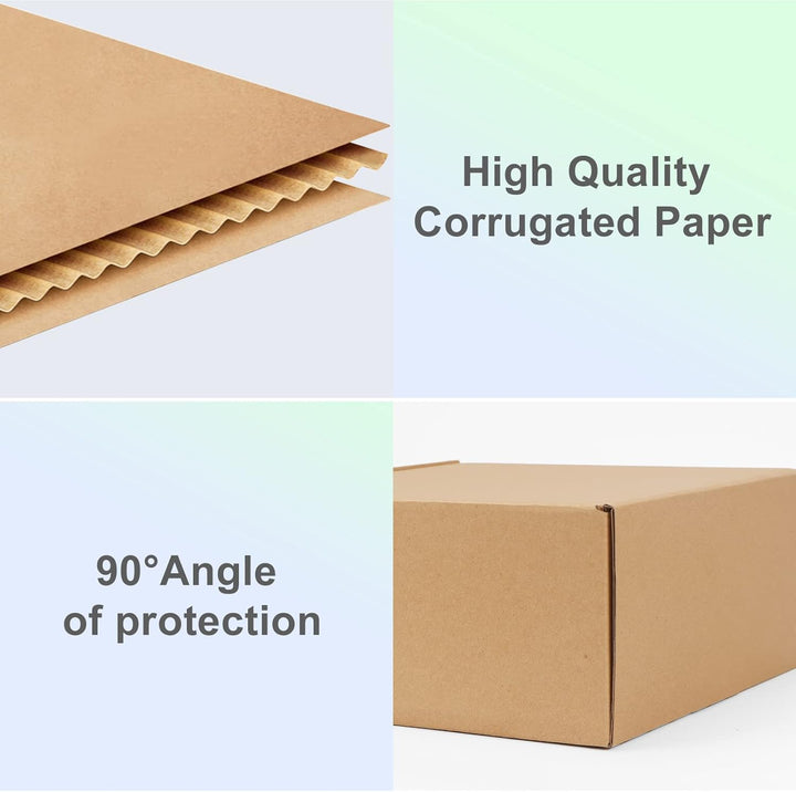HORLIMER 50 Stück Versandkartons Kleine Kartons Boxen, Faltkarton Verpackungskartons für Warensendun