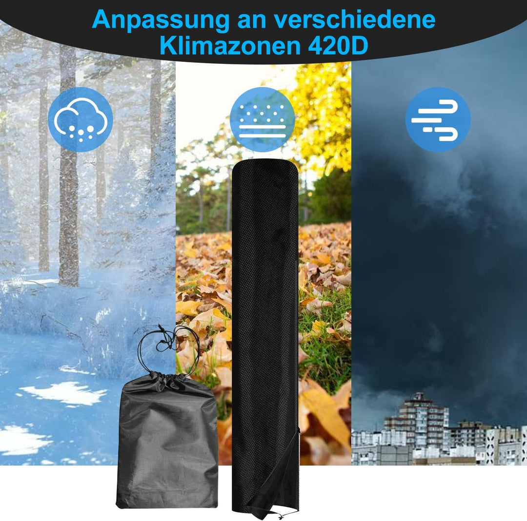 Yakimz Solarbeheizte Duschen 35L, Solardusche mit Schutzhaube Solar Garten-dusche warmes Wasser mit