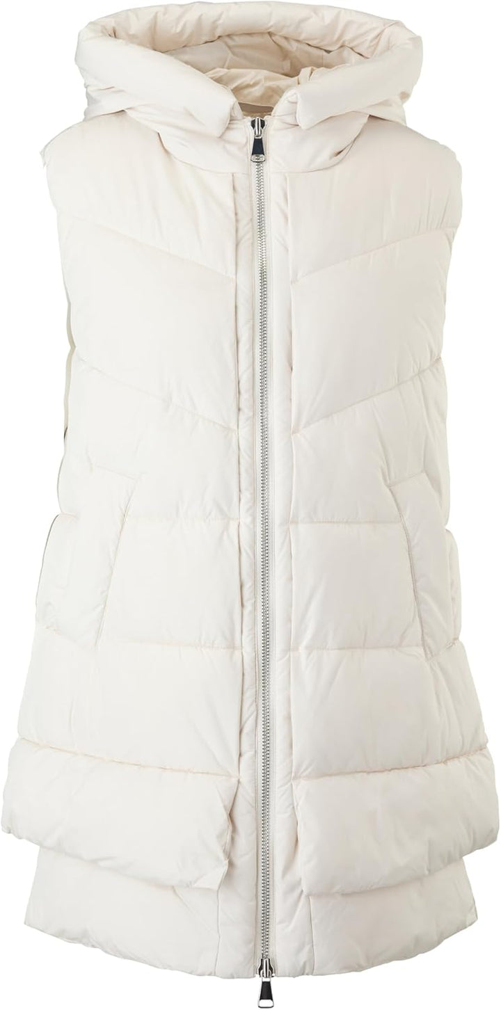 s.Oliver Steppweste mit Kapuze XS creme 0330, XS creme 0330