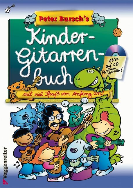 Voggy’s Kindergitarren-Set 1/2 - Gitarre für Kinder ab 6 Jahren im Komplettset mit Zubehör auch geei