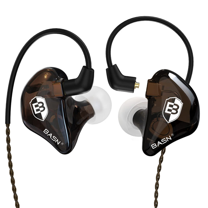 BASN Bsinger In-Ear-Monitore Geräuschisolierende Kopfhörer, Dual-dynamische Treiber High Definition