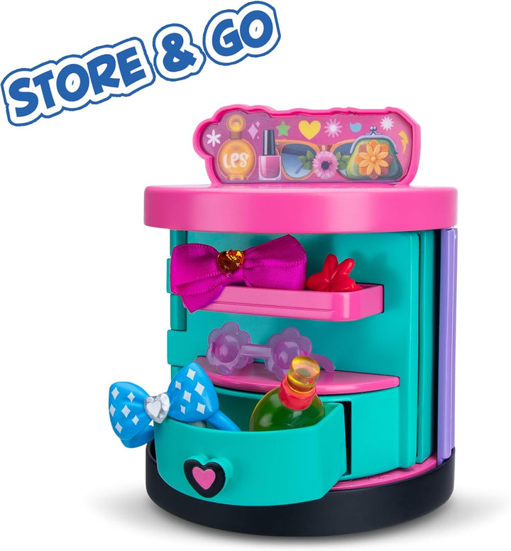 Littlest Pet Shop - Sweet and Style Set - 4-in-1 Boutique - Pack mit 3 Tieren, 15 Zubehörteilen, 1 K