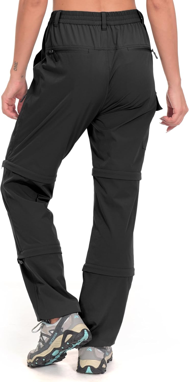 Little Donkey Andy Wanderhose Damen Zip Off Stretch Cabrio Softshellhose Schnell Trocknende mit Reis
