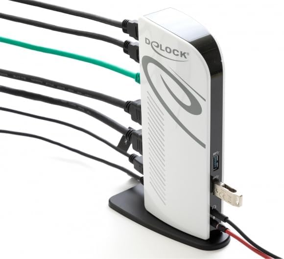 Delock USB Dockingstation Dual HDMI Full-HD/USB 3.2 / LAN/Audio, 87771