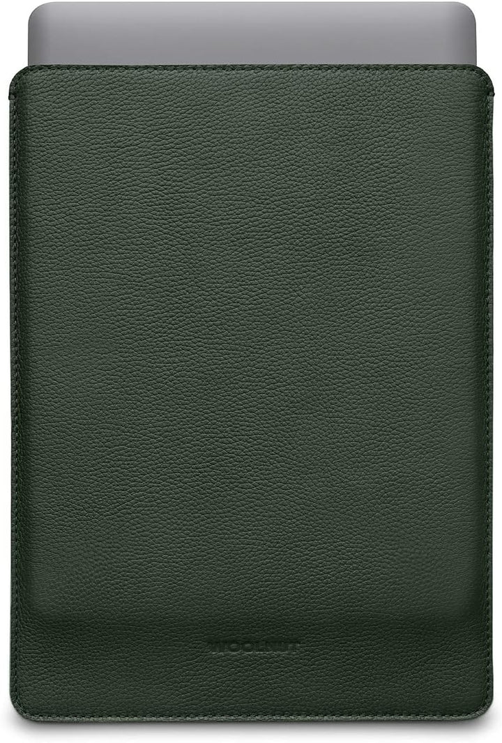 Woolnut Leder Sleeve Case Hülle Tasche für MacBook Pro 13 UNT Air 13/13.6 Zoll - Grün Grün MacBook P