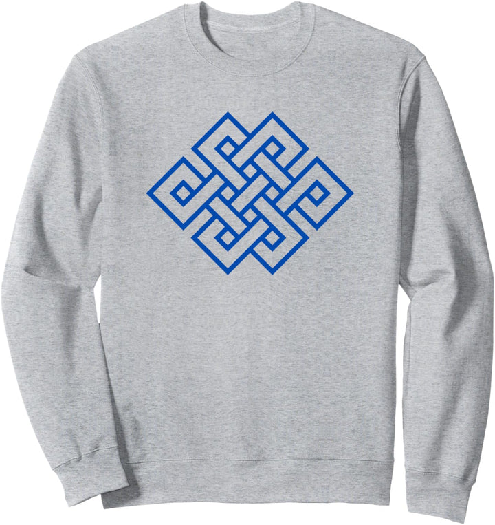 Tibet Endlosknoten Buddhismus Meditation Glücksbringer Sweatshirt