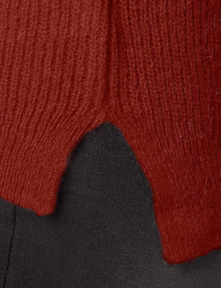 SPARKZ COPENHAGEN Damen Anine Pullover M Dark Sienna, M Dark Sienna