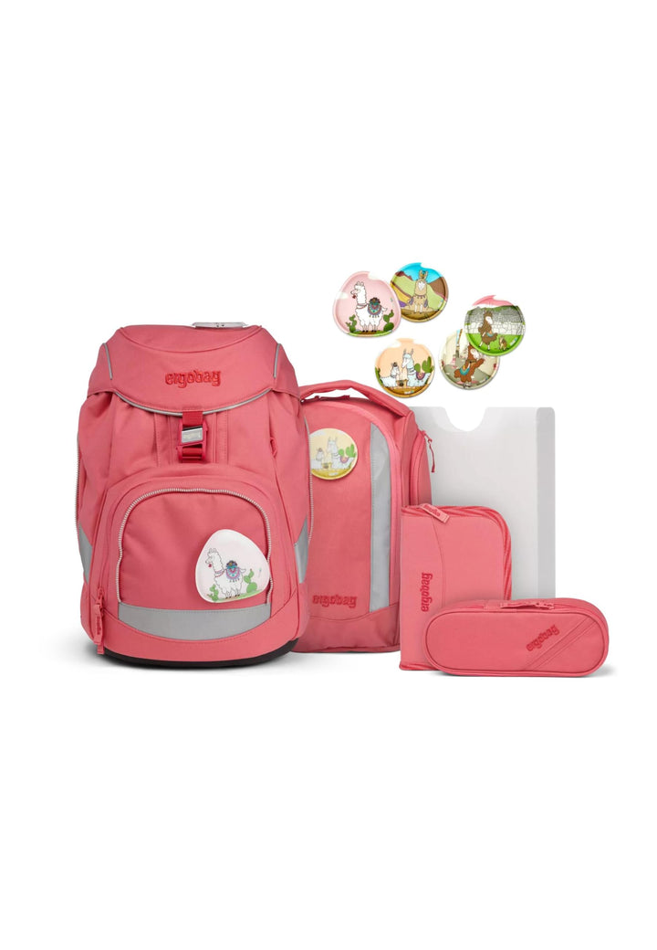 ergobag pack Set ergonomischer Schulrucksack Flexibel 6-teilig 1. Klasse Grundschule Einheitsgrösse