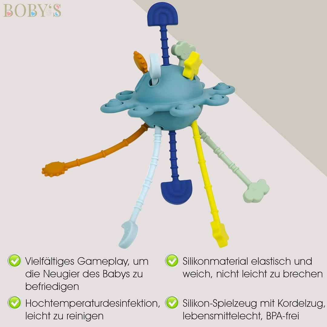 Activity Greifball Baby-Spielzeug, sensorische Beissring-Spielzeuge, Silikon-Beissring, Motorik-Spie