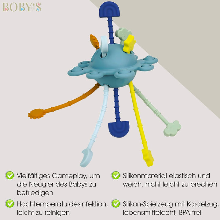 Activity Greifball Baby-Spielzeug, sensorische Beissring-Spielzeuge, Silikon-Beissring, Motorik-Spie