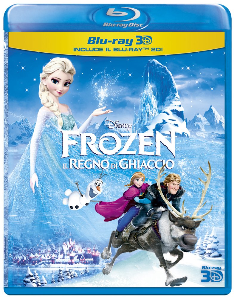 Frozen - Il regno di ghiaccio (2D+3D) [3D Blu-ray] [IT Import], 3D