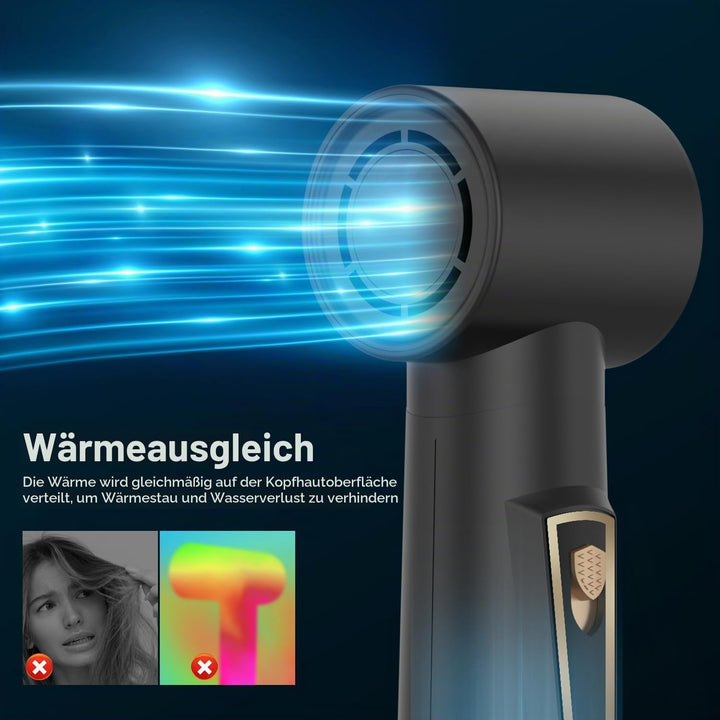 5 in 1 Hairstyler Warmluftbürste Set 1000W Rundbürstenföhn Multifunktionaler Haarstyler Air Styler m