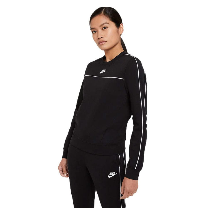 Nike Damen Sw Mlnm Essntl Langarmshirt L Black/White, L Black/White