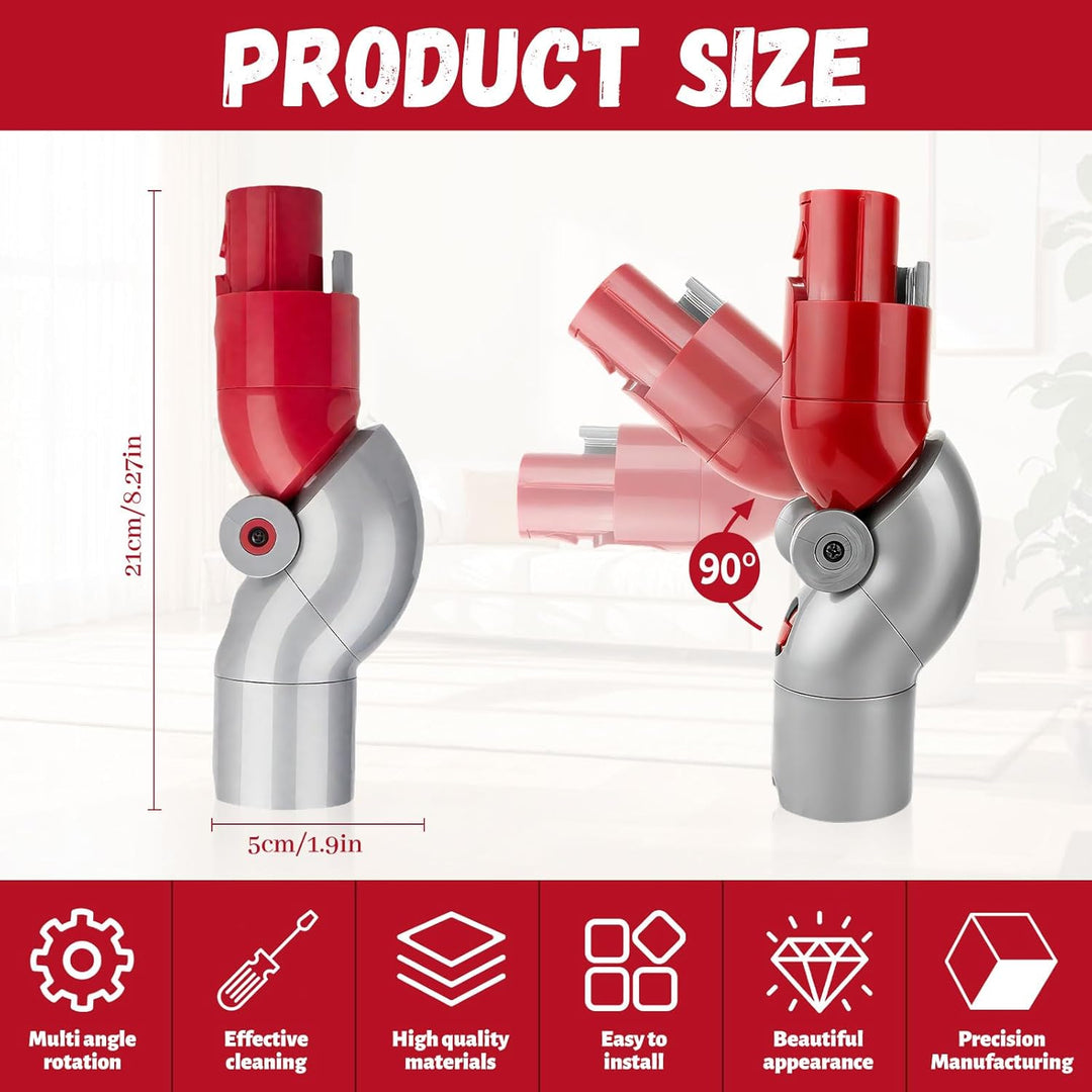 Srup Dyson v15 zubehör, Schnellauslöse Adapter für Dysón Staubsauger, Gelenk-Aufsatz für Dysón V12 D