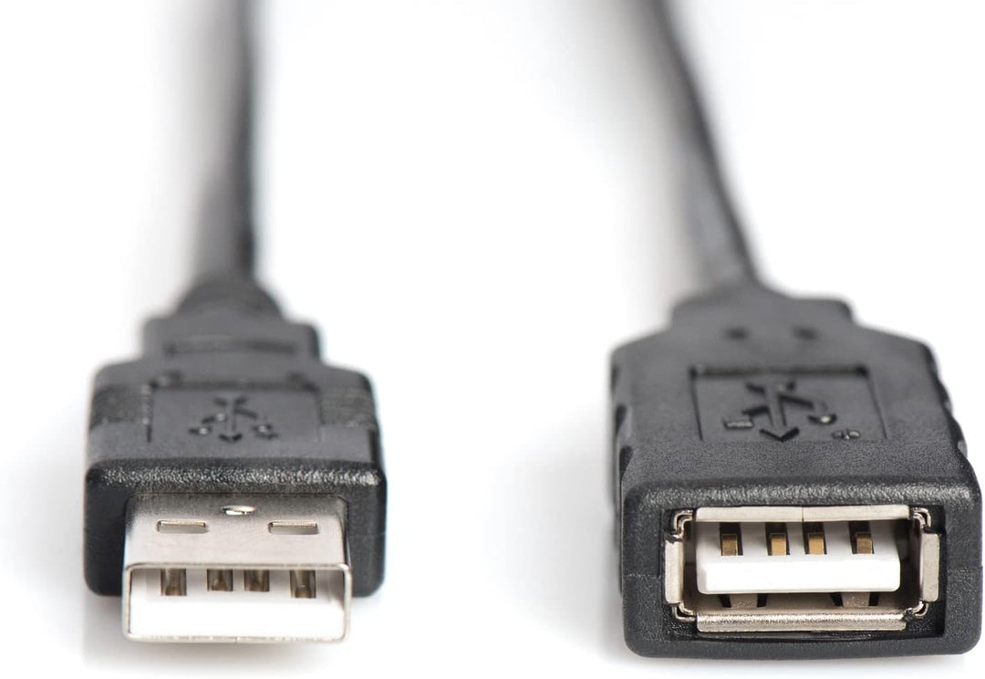 DIGITUS Aktives USB 2.0 Verlängerungskabel, Repeaterkabel, 15 m Länge, USB A Stecker auf USB A Buchs