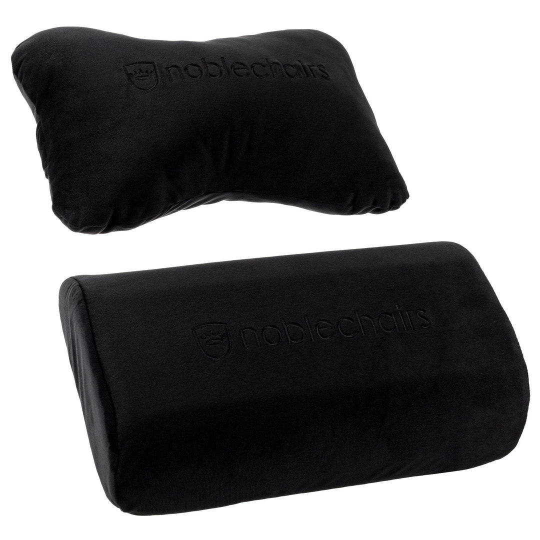 noblechairs Kissen-Set für Epic/ICON/Hero Gaming Stuhl Kissen und nackenkissen bürostuhl - Schwarz,