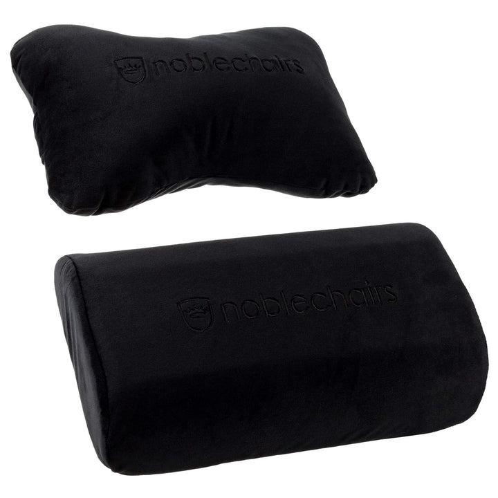 noblechairs Kissen-Set für Epic/ICON/Hero Gaming Stuhl Kissen und nackenkissen bürostuhl - Schwarz,