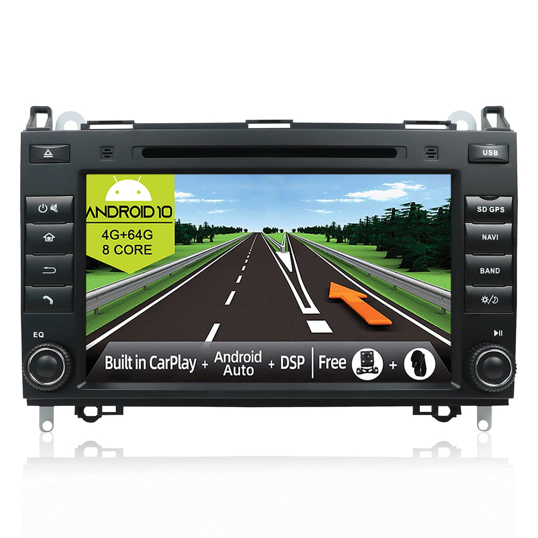 JOYX Android 10 Autoradio Passt für Benz Viano/Sprinter/Freightliner/W906 - [4G+64G] - [Eingebaut DS