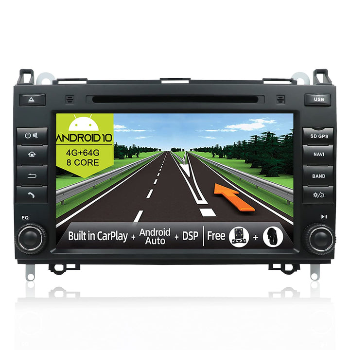 JOYX Android 10 Autoradio Passt für Benz Viano/Sprinter/Freightliner/W906 - [4G+64G] - [Eingebaut DS