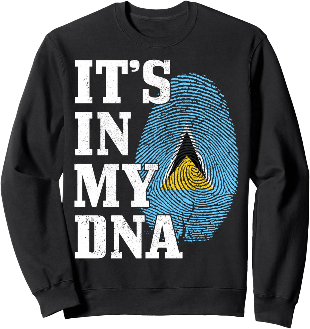 St. Lucia Flagge Saint Lucia Karibik Souvenir Sweatshirt