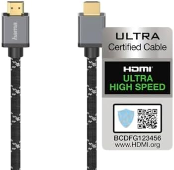 Hama Premium HDMI Kabel 2 Meter Ultra High Speed (Exzellentes Monitorkabel 4K / 8K, 48 Gbit/s, UHD B
