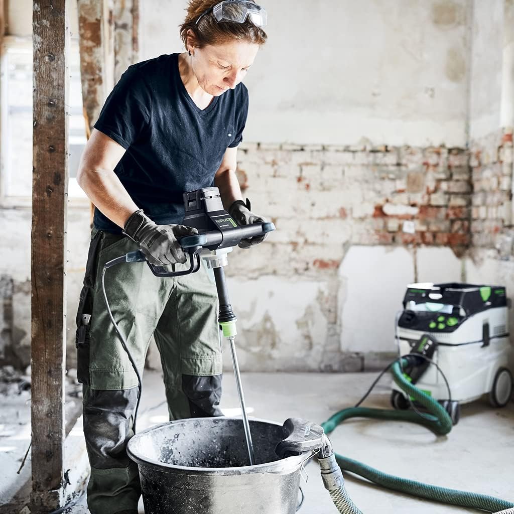 Festool Rührwerk MX 1200/2 RE EF HS3R (mit Wendelrührer, Adapter, Doppelmaulschlüssel, Absaugung)