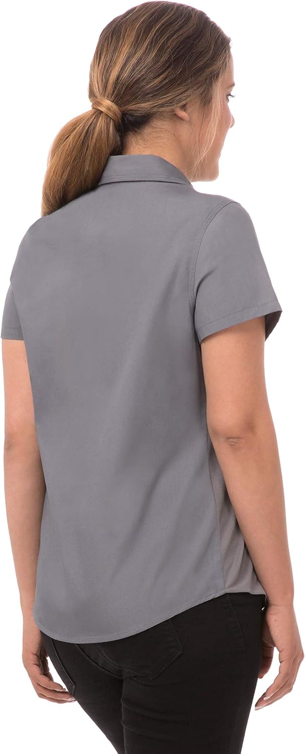 Chef Works Damen Universalhemd, grau, X-Gross XL, XL