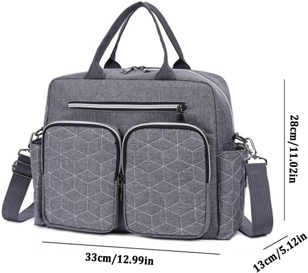 Aby Wickeltasche für Mama und Papa, Wickeltasche, Mama, Reisetasche, Strandtasche, mehrere Taschen,