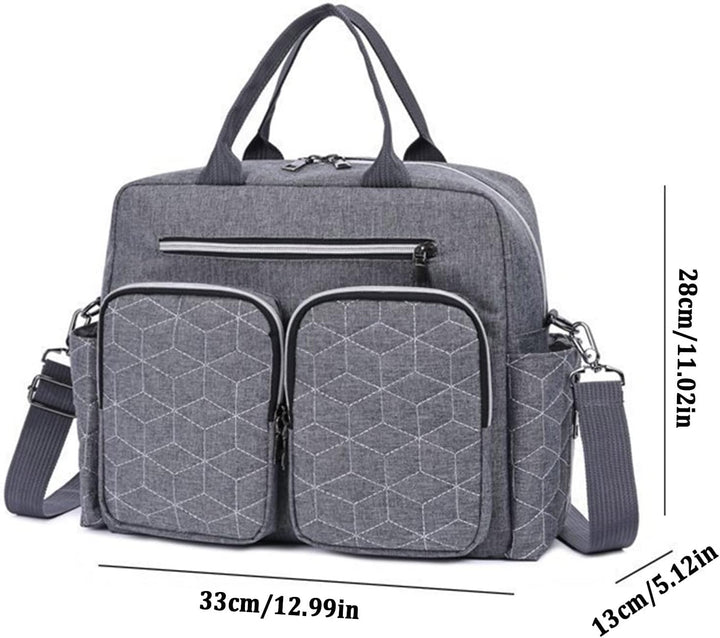 Aby Wickeltasche für Mama und Papa, Wickeltasche, Mama, Reisetasche, Strandtasche, mehrere Taschen,