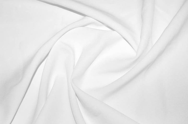 TexDeko 2er Pack Stehtischhussen Premium mit Schleifenband für Bistrotisch Ø 70cm Weiss | Gastronomi