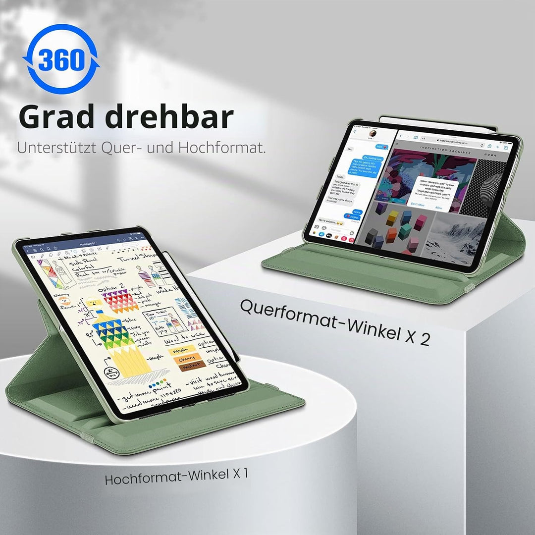 Fintie Drehbare Schutzhülle für iPad Pro 11 Zoll (4.,3. Generation) 2022/2021 – 360 Grad schwenkbare