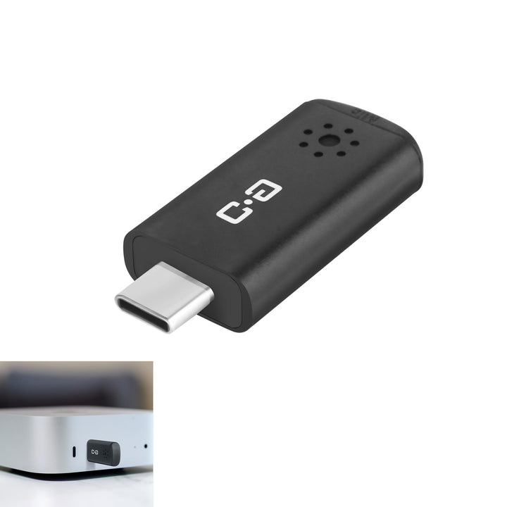 USB C Mini Mikrofon für Mac mini M4/M4 Pro & MacBook | Plug-and-Play Kondensatormikrofon, kompakt &