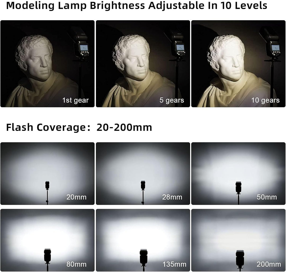Godox V860III-S Blitzgeräte 2.4G TTL High-Speed Sync GN60 1/8000 Speedlight 2600mAh Li-on Akku Kamer