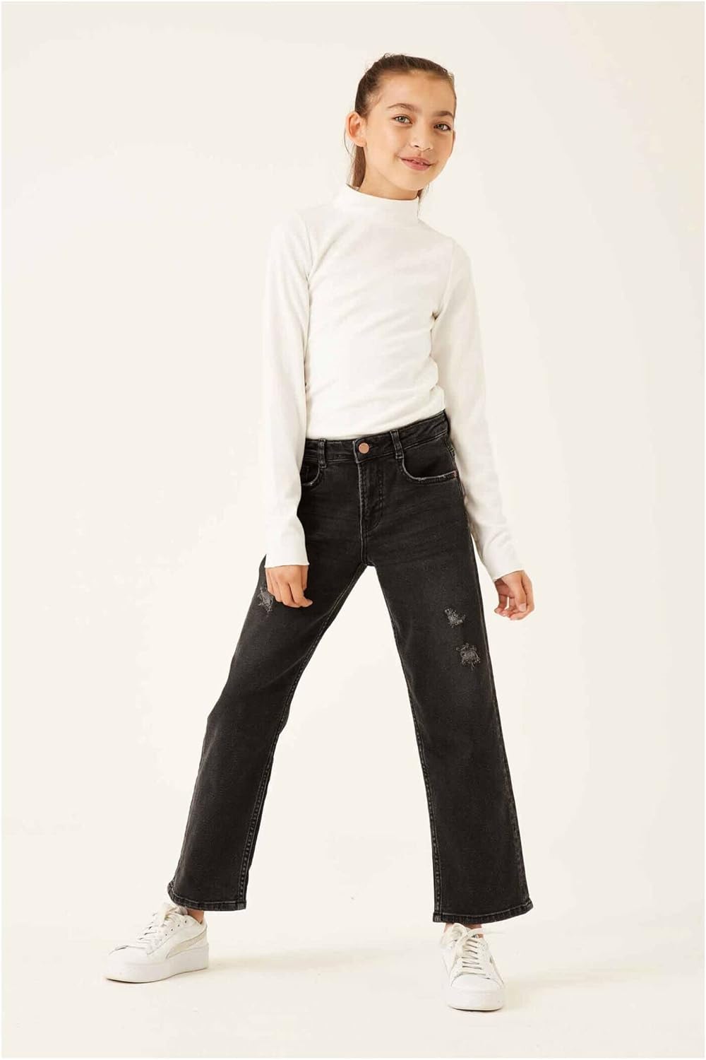 Garcia Mädchen Jeans 128 Dark Used