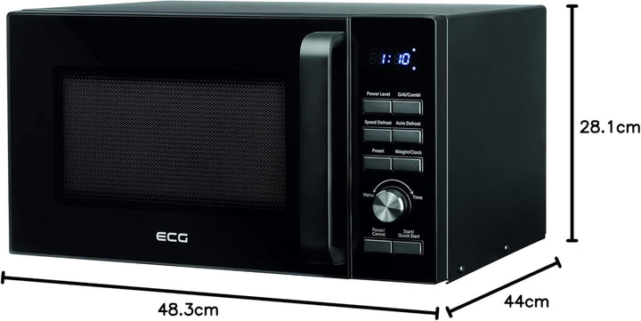 Mikrobangų krosnelÄ— ECG MTD 2590 GBS, Schwarz
