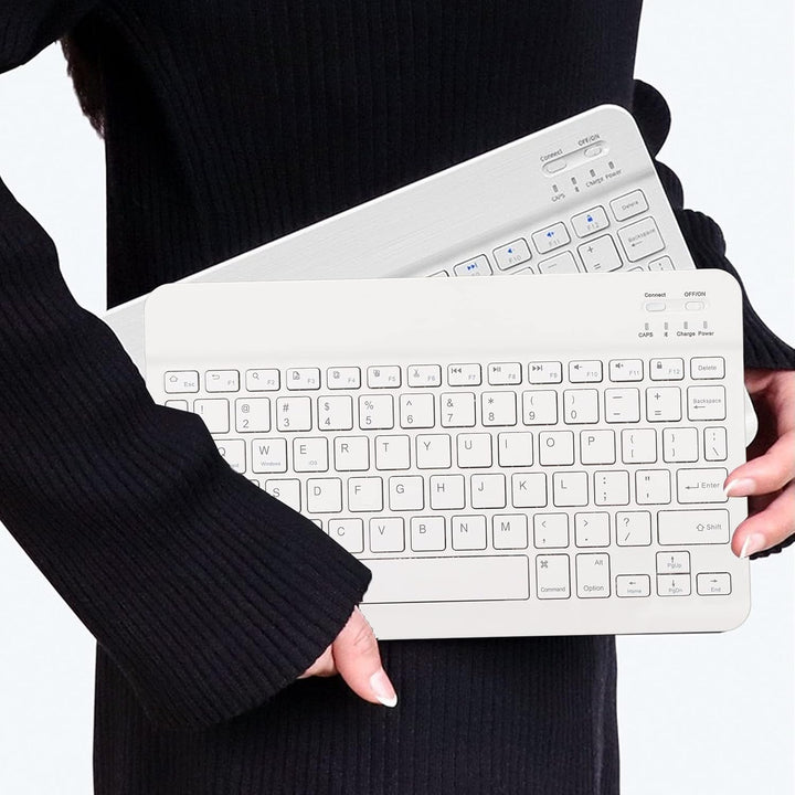 Bluetooth-Tastatur-Maus-Kombination, Ultradünnes, Leises, Kompaktes, Schlankes, Kabelloses Tastatur-