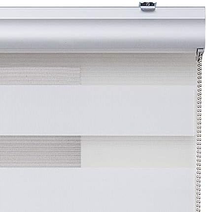 STORESDECO Doppelrollo Plus, Duo Rollo für Fenster und Türen, Zebra Rollo Premium-Finish mit Kassett
